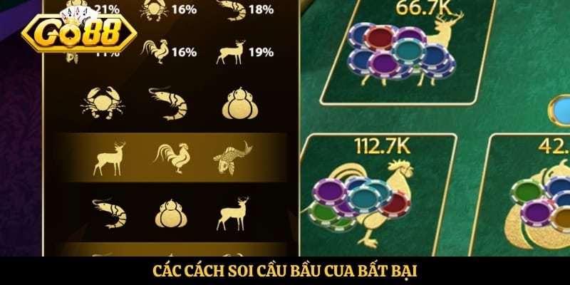 Các cách soi cầu bầu cua bất bại