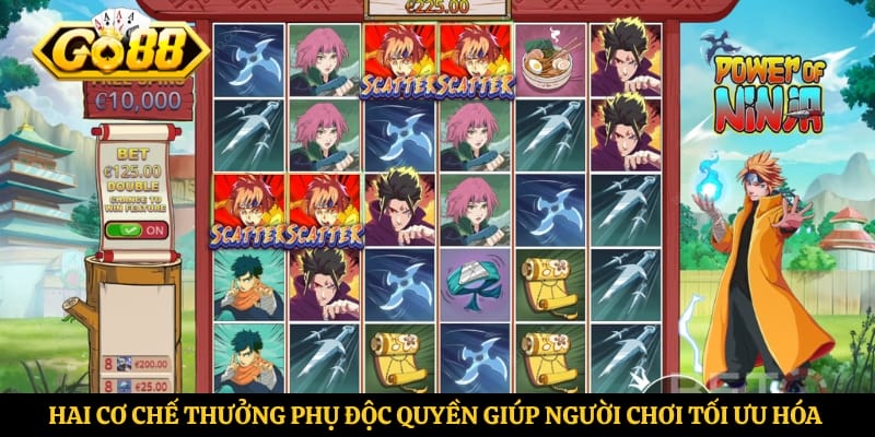Hai cơ chế thưởng phụ độc quyền giúp người chơi tối ưu hóa dòng tiền 