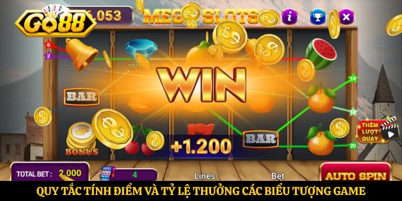 Quy tắc tính điểm và tỷ lệ thưởng các biểu tượng game