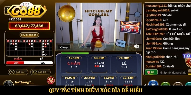Quy tắc tính điểm xóc đĩa dễ hiểu